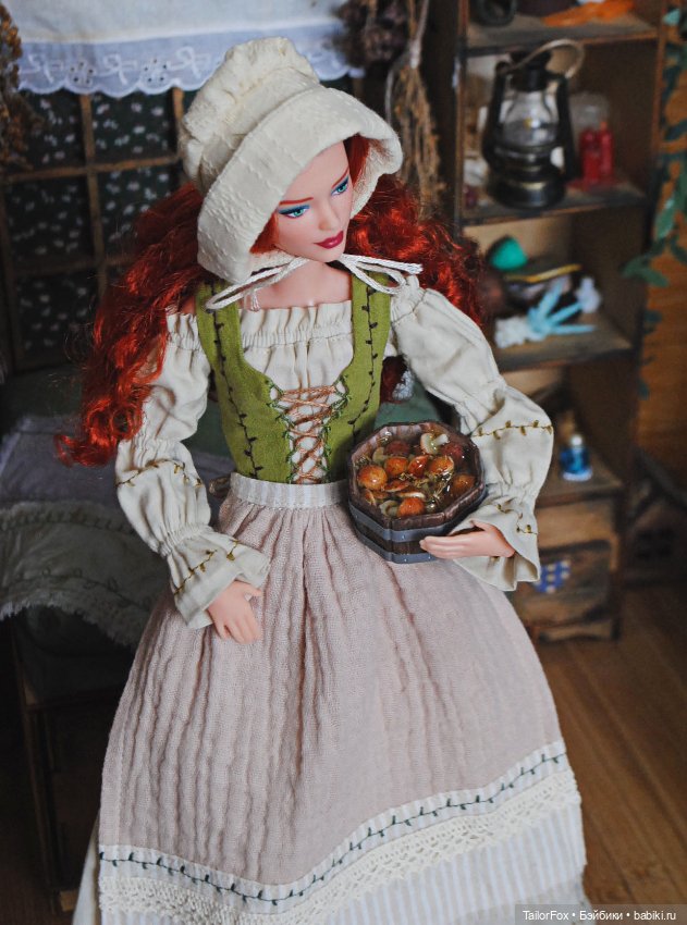🌿Комплект «Крестьянка» для кукол Барби Йога🌿 (фото 2)