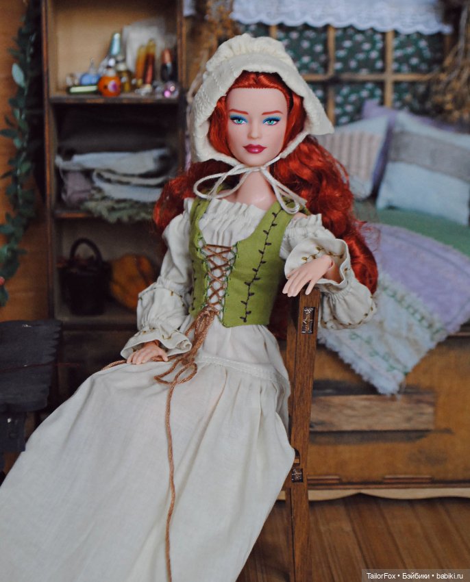 🌿Комплект «Крестьянка» для кукол Барби Йога🌿 (фото 4)