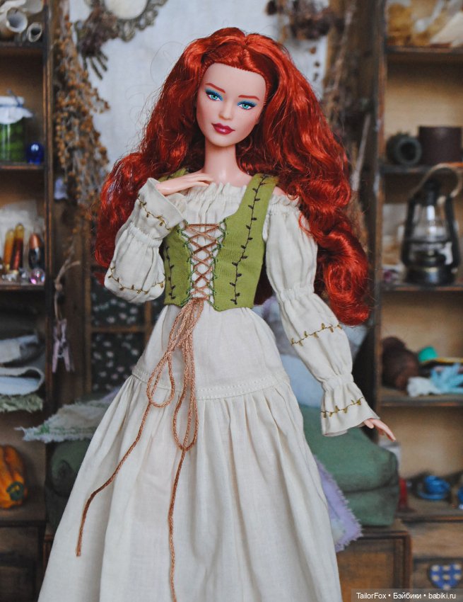 🌿Комплект «Крестьянка» для кукол Барби Йога🌿 (фото 7)
