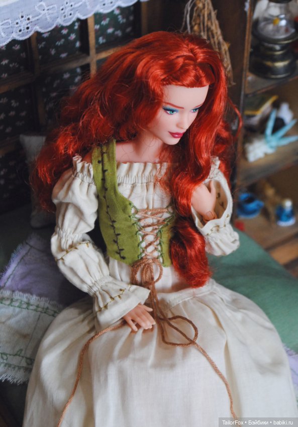 🌿Комплект «Крестьянка» для кукол Барби Йога🌿 (фото 6)