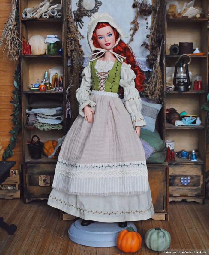 🌿Комплект «Крестьянка» для кукол Барби Йога🌿