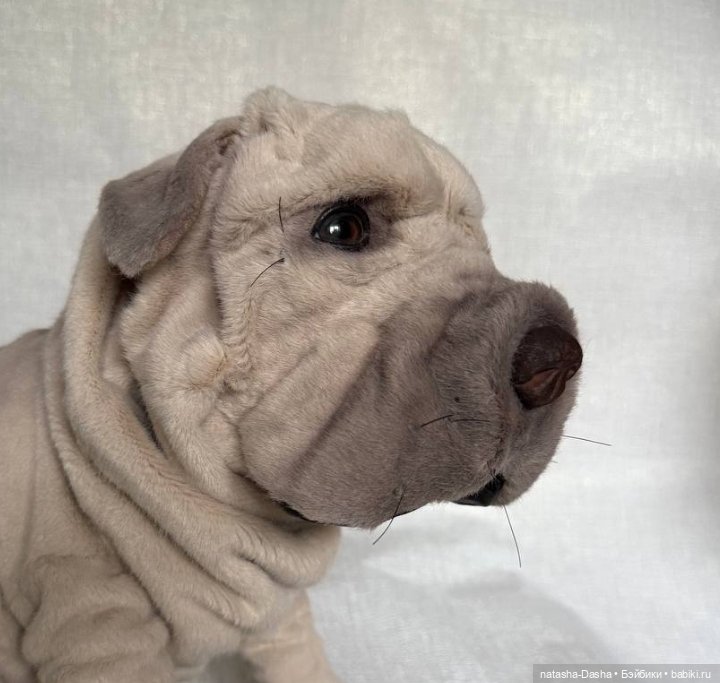 Шарпейка 🐾🐶🐕 — Игрушки в смешанной технике (мех и глина): Арт