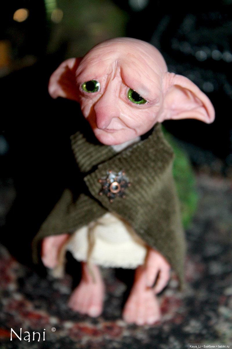 Домовый эльф — Авторские шарнирные куклы своими руками: лепка