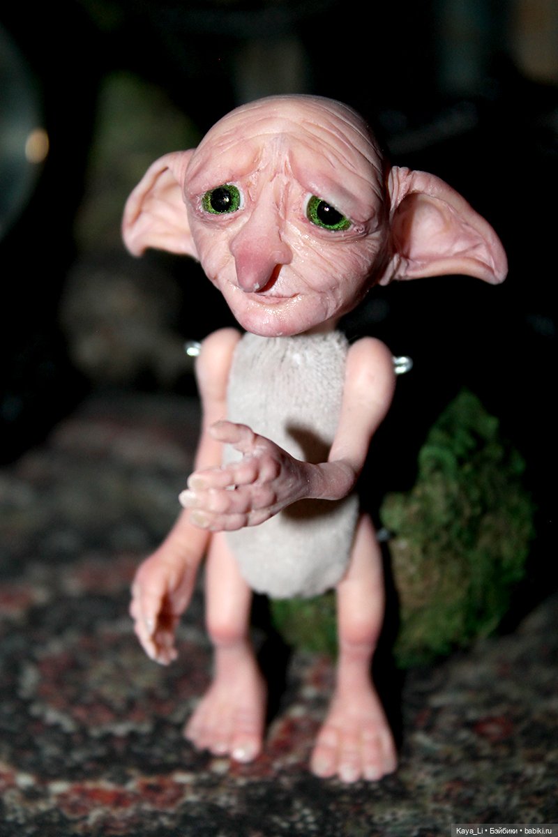 Домовый эльф — Авторские шарнирные куклы своими руками: лепка (фото 2)
