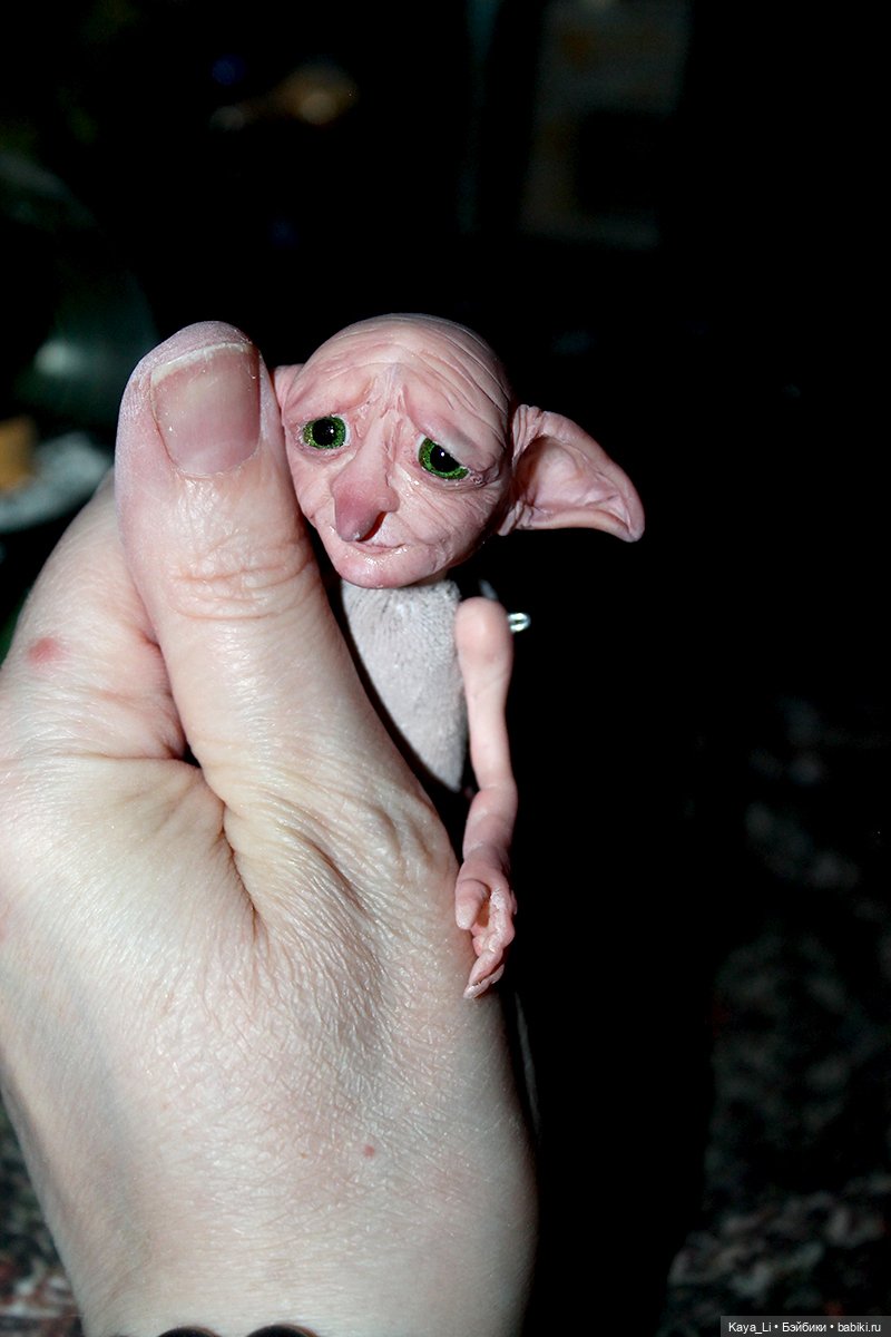 Домовый эльф — Авторские шарнирные куклы своими руками: лепка (фото 4)