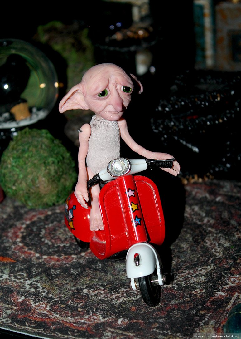 Домовый эльф — Авторские шарнирные куклы своими руками: лепка (фото 10)