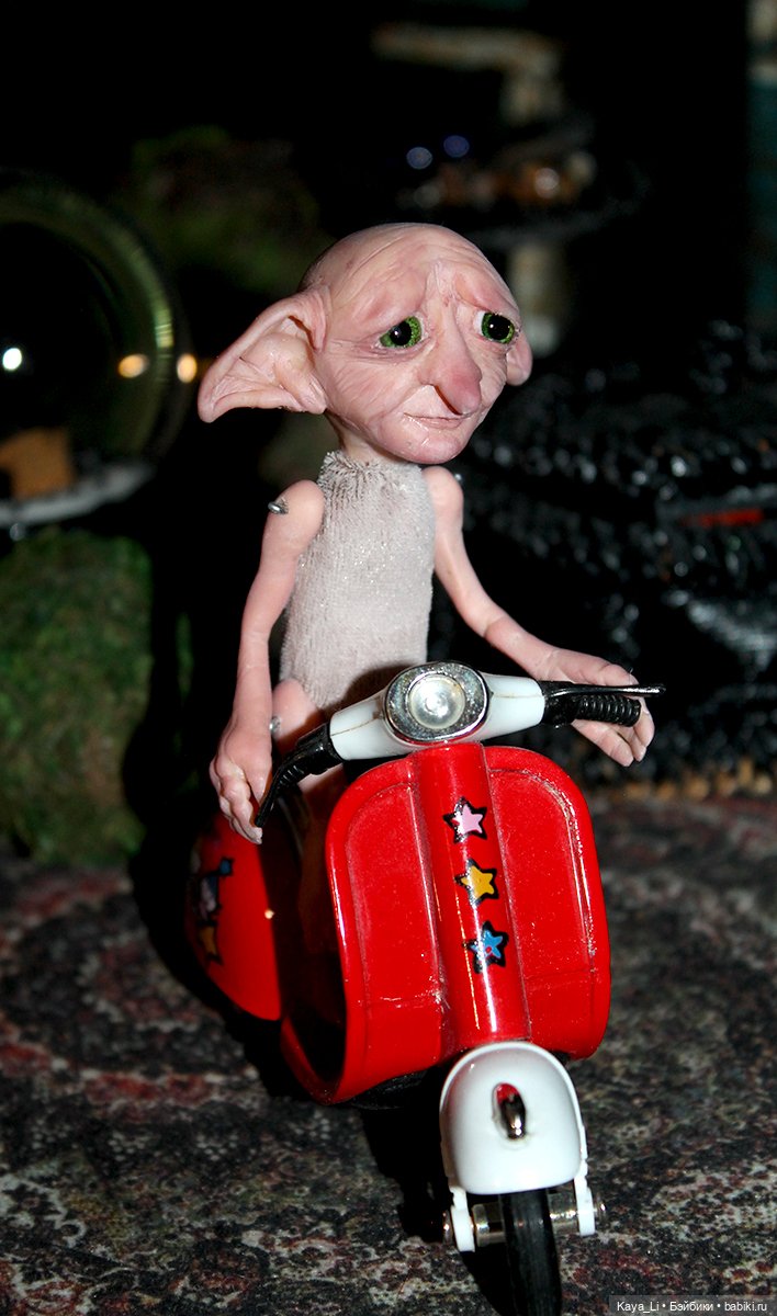 Домовый эльф — Авторские шарнирные куклы своими руками: лепка (фото 9)