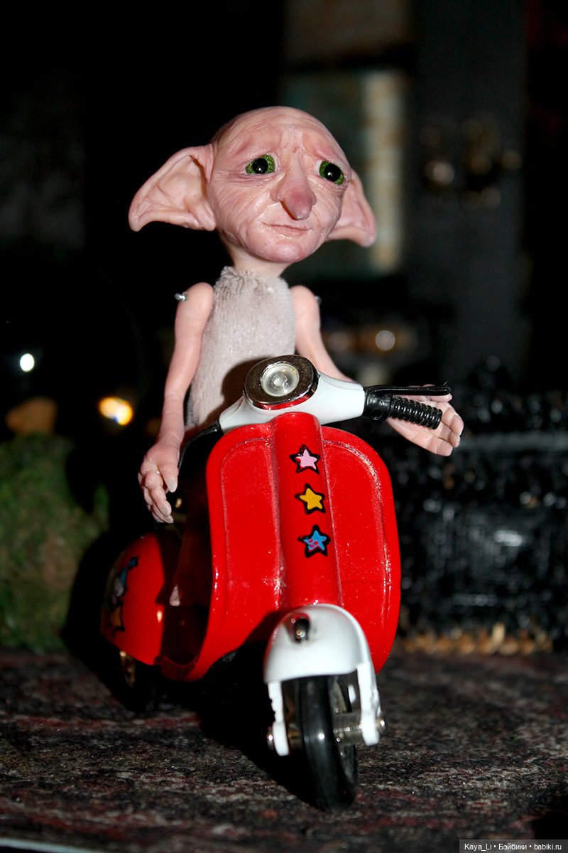 Домовый эльф — Авторские шарнирные куклы своими руками: лепка