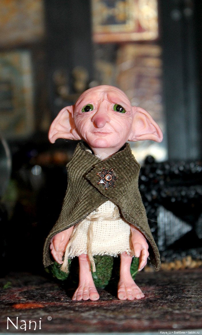 Домовый эльф — Авторские шарнирные куклы своими руками: лепка