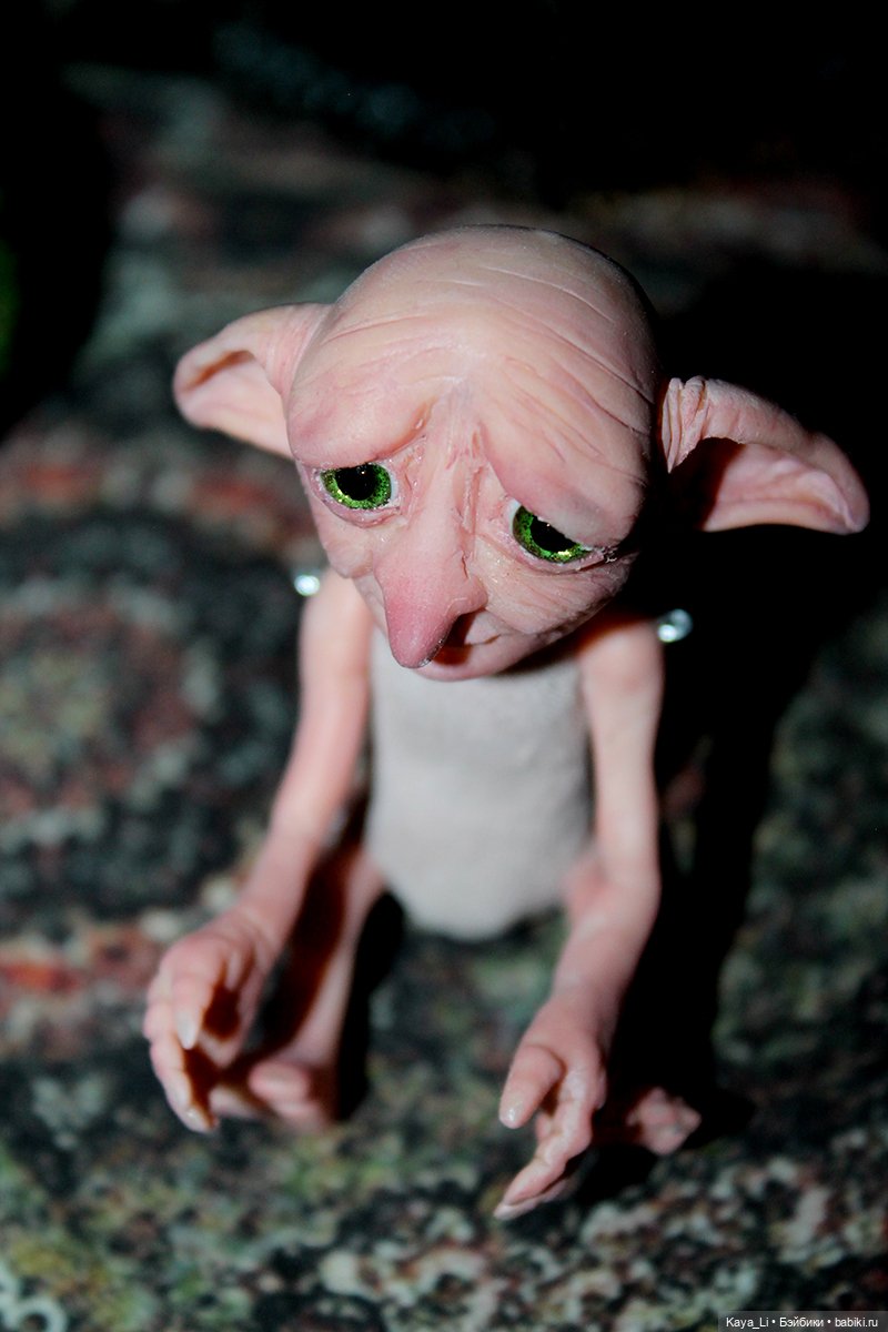 Домовый эльф — Авторские шарнирные куклы своими руками: лепка (фото 5)