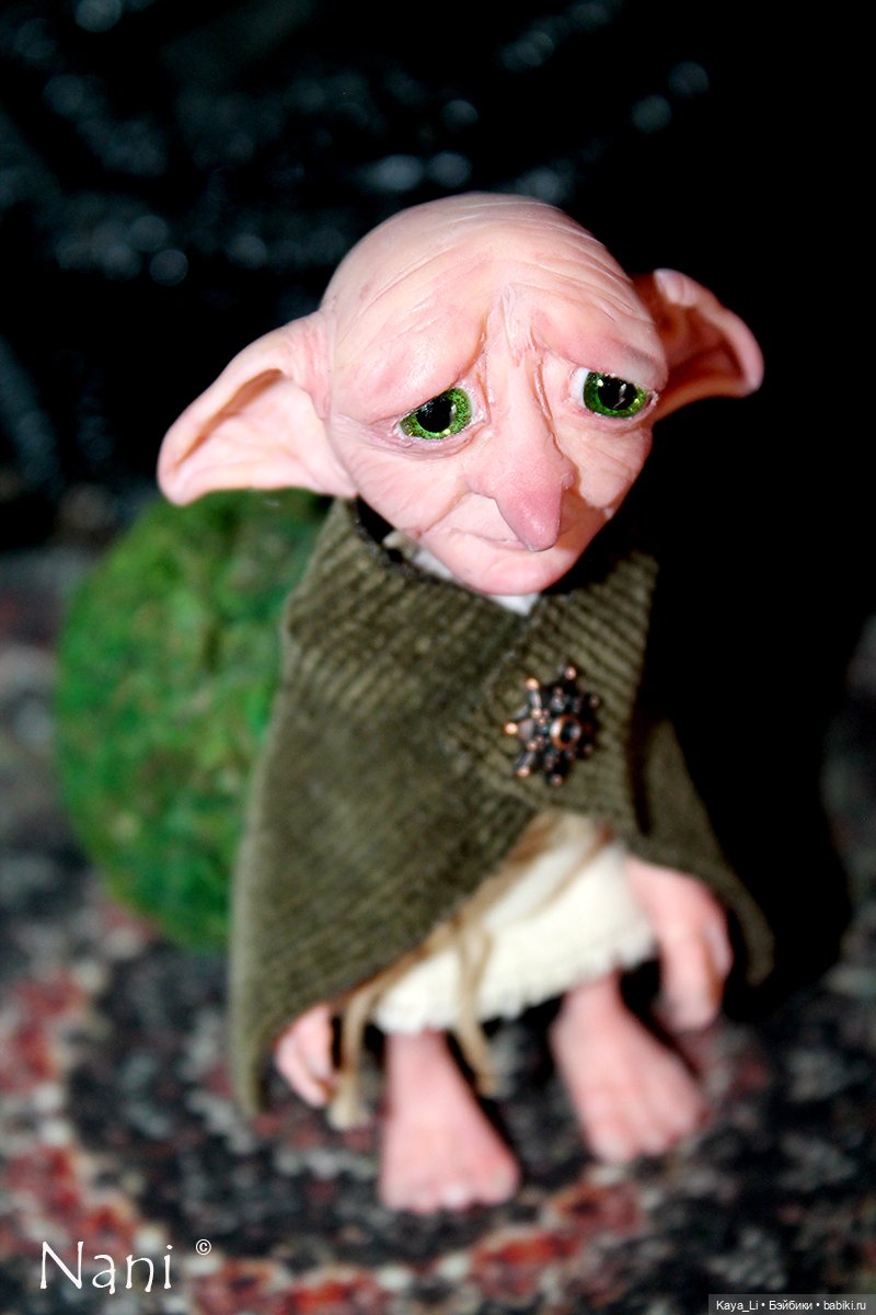 Домовый эльф — Авторские шарнирные куклы своими руками: лепка