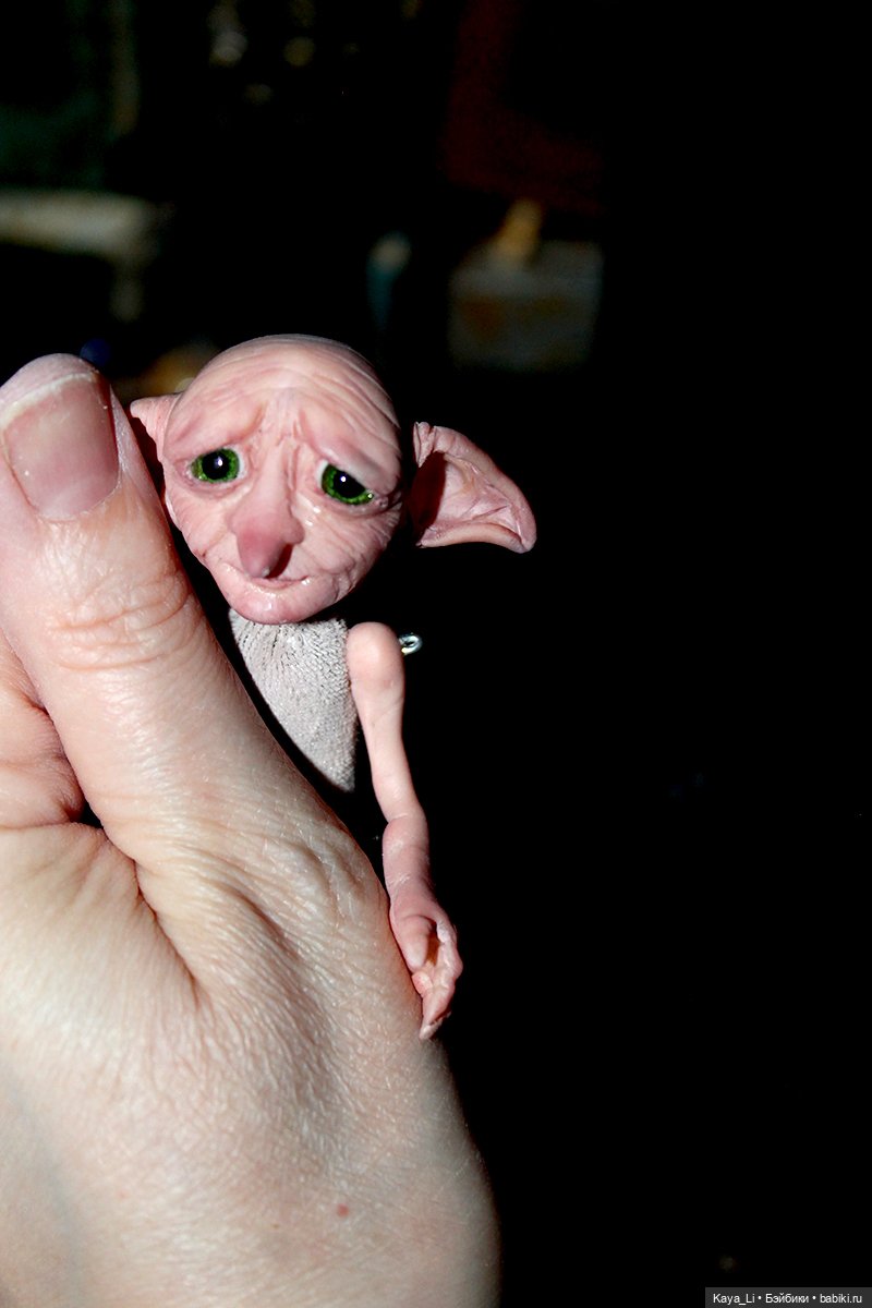 Домовый эльф — Авторские шарнирные куклы своими руками: лепка (фото 3)