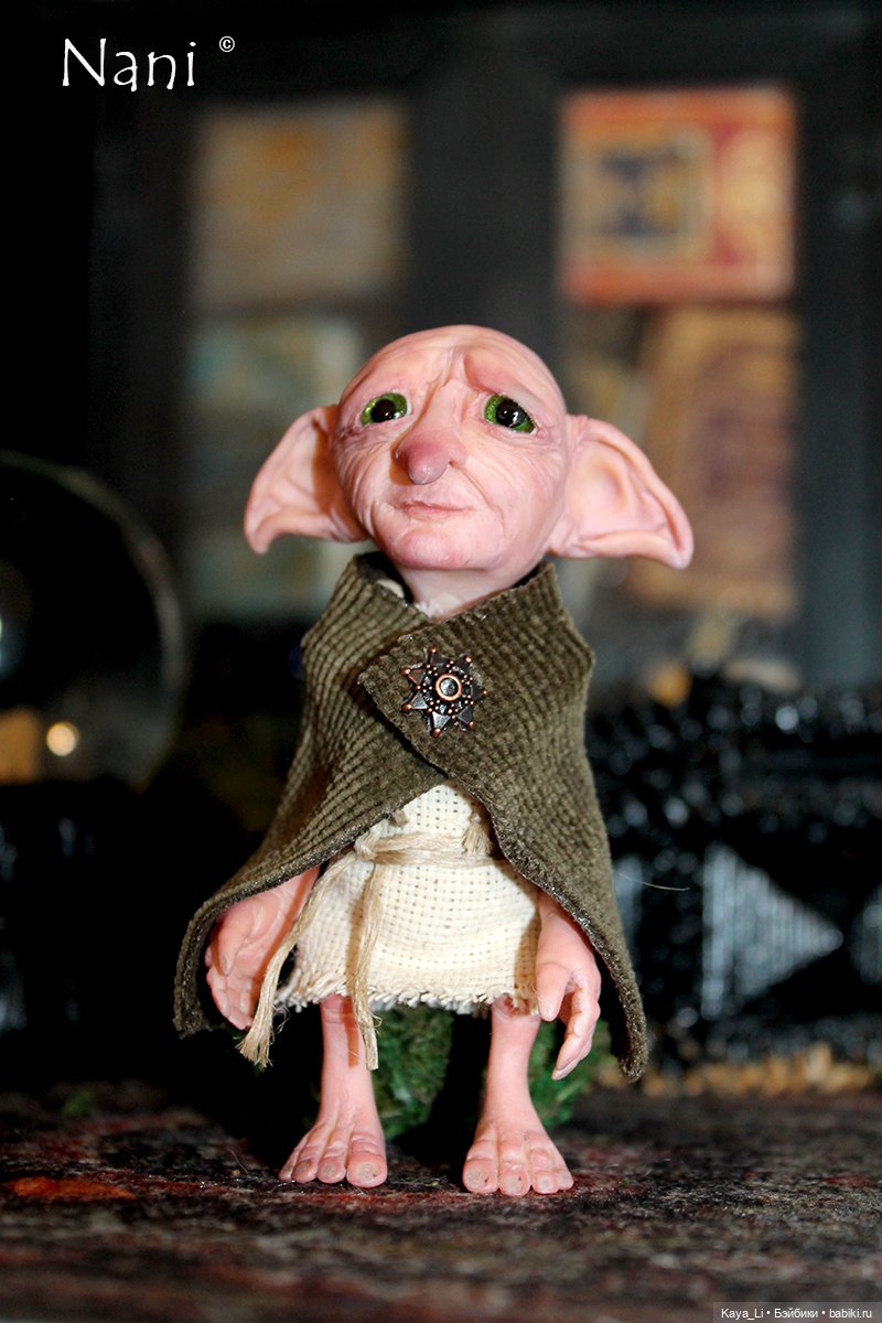 Домовый эльф — Авторские шарнирные куклы своими руками: лепка