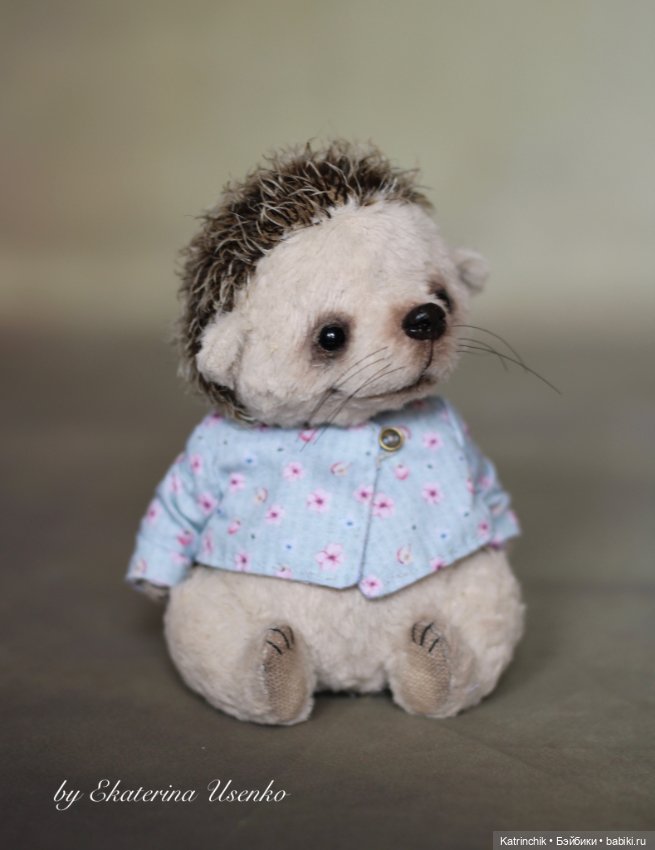 Тедди Ежик — Авторские мишки Тедди и друзья: фото (фото 6)