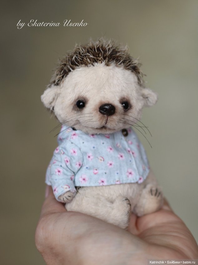 Тедди Ежик — Авторские мишки Тедди и друзья: фото (фото 3)