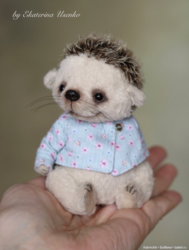 Тедди Ежик — Авторские мишки Тедди и друзья: фото (фото 4)