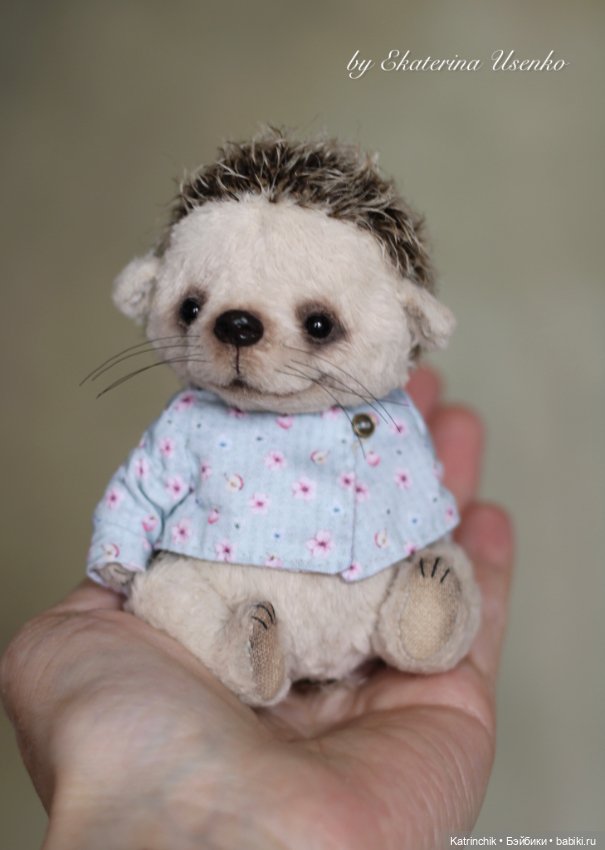 Тедди Ежик — Авторские мишки Тедди и друзья: фото (фото 7)