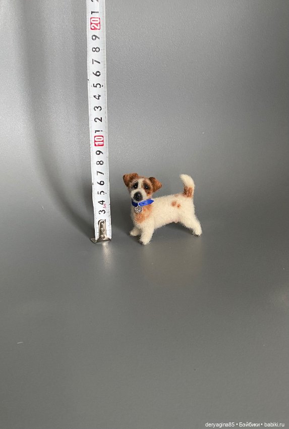 Джек рассел терьер — Валяные игрушки из шерсти: сухое валяние (фото 6)