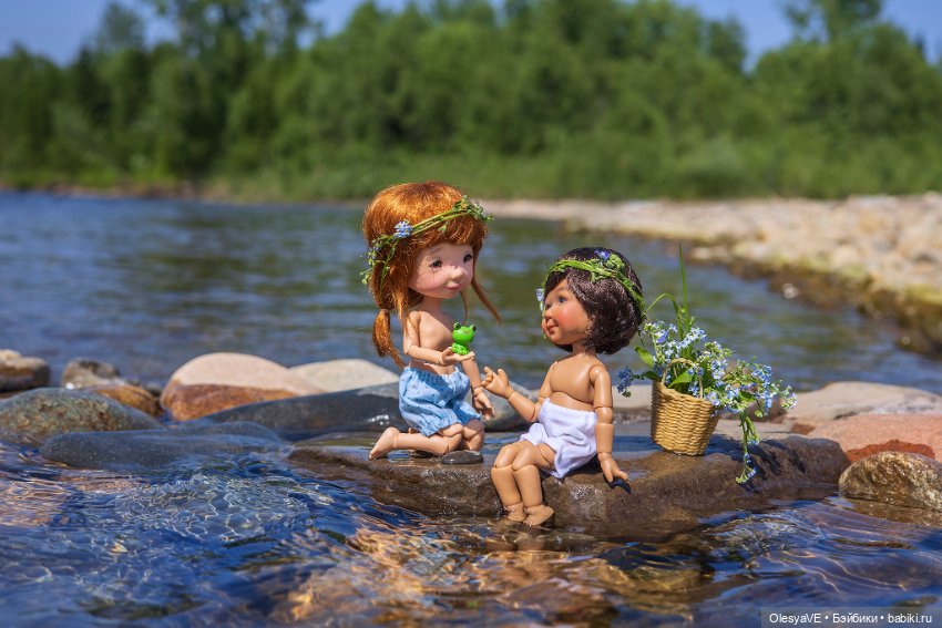 Дружба, лето и река)) — Фотоистории с куклами BJD (БЖД): сериалы