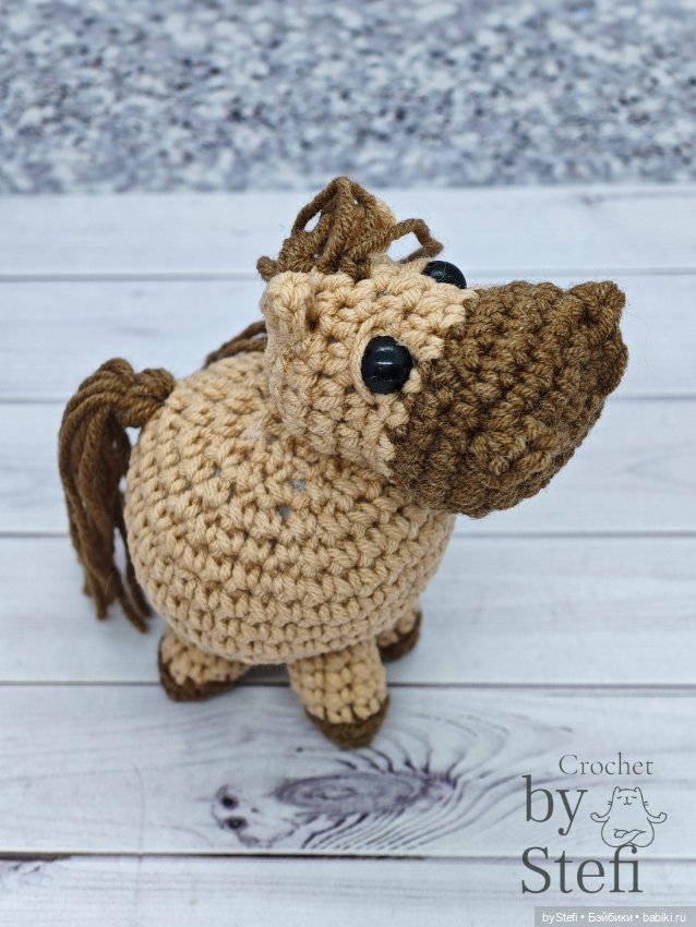 Конь Пончик — Вязаные игрушки и амигуруми: крючком