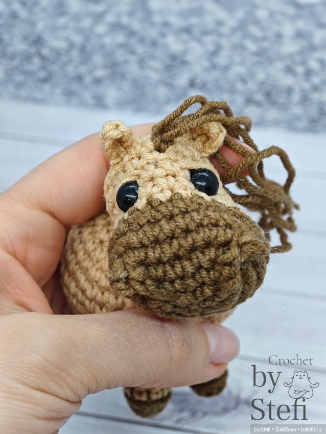 Конь Пончик — Вязаные игрушки и амигуруми: крючком (фото 3)