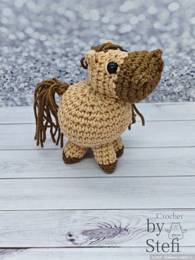 Конь Пончик — Вязаные игрушки и амигуруми: крючком (фото 5)