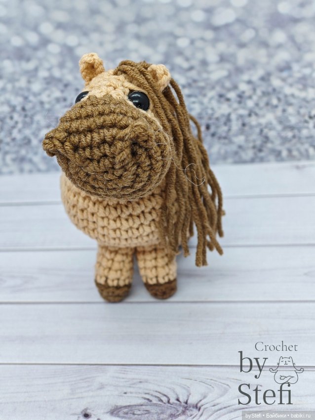 Конь Пончик — Вязаные игрушки и амигуруми: крючком (фото 7)