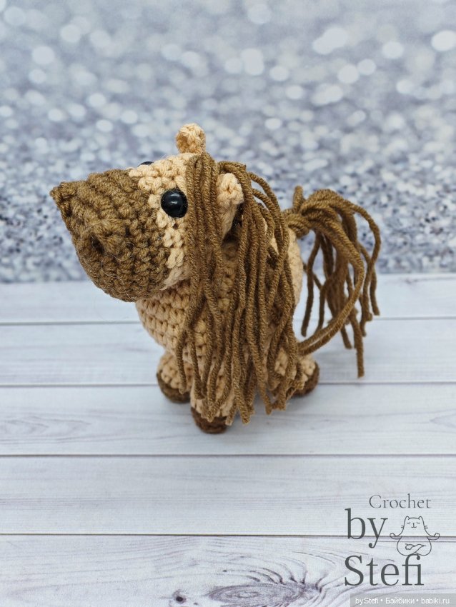 Конь Пончик — Вязаные игрушки и амигуруми: крючком (фото 6)