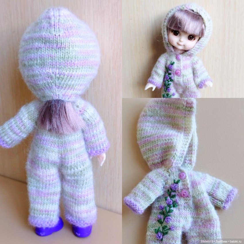 Баболька Эля в новом нарядном комбезике