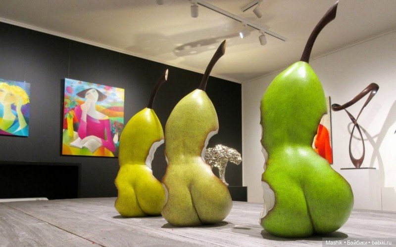 Груша из бронзы от Доминика Райу (фото 5)