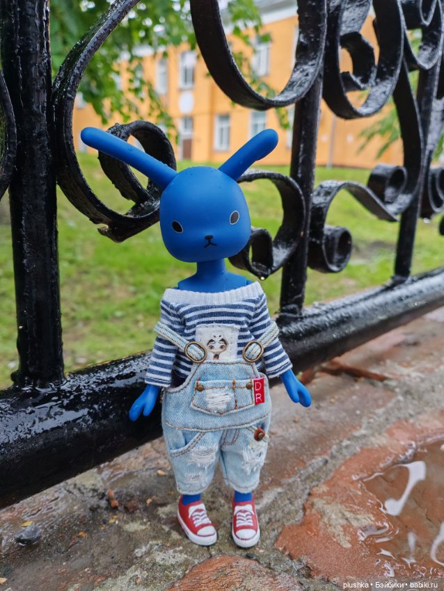 Синий кролик usaggie Bunny Blue от petworks (фото 4)