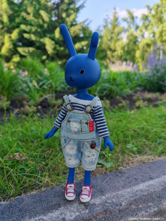 Синий кролик usaggie Bunny Blue от petworks (фото 9)