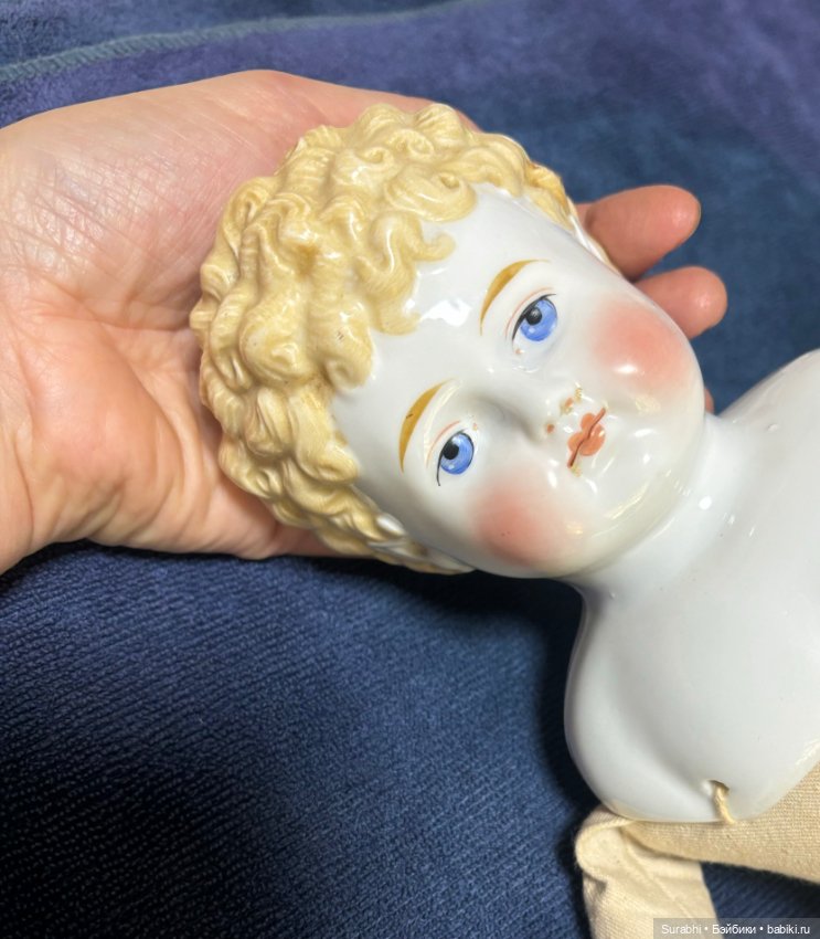 Antique China doll — Редкие антикварные куклы и реплики: воск (фото 2)