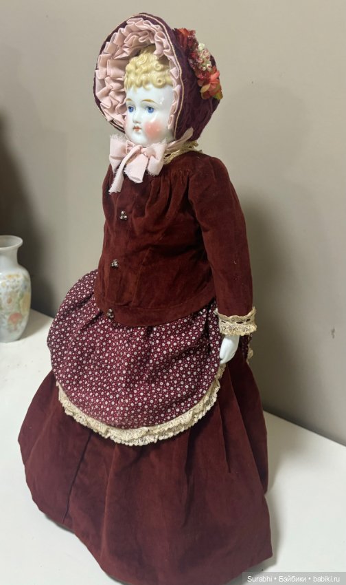 Antique China doll — Редкие антикварные куклы и реплики: воск (фото 7)