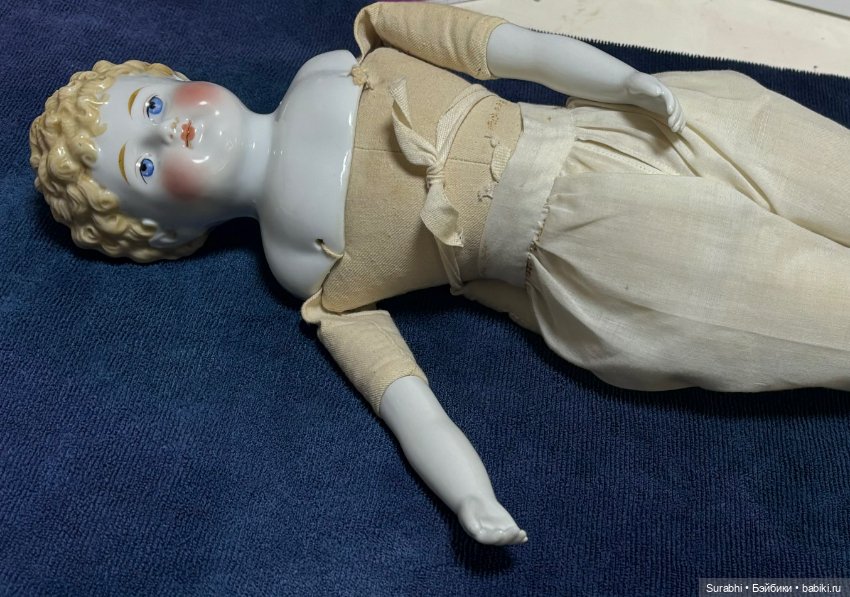 Antique China doll — Редкие антикварные куклы и реплики: воск