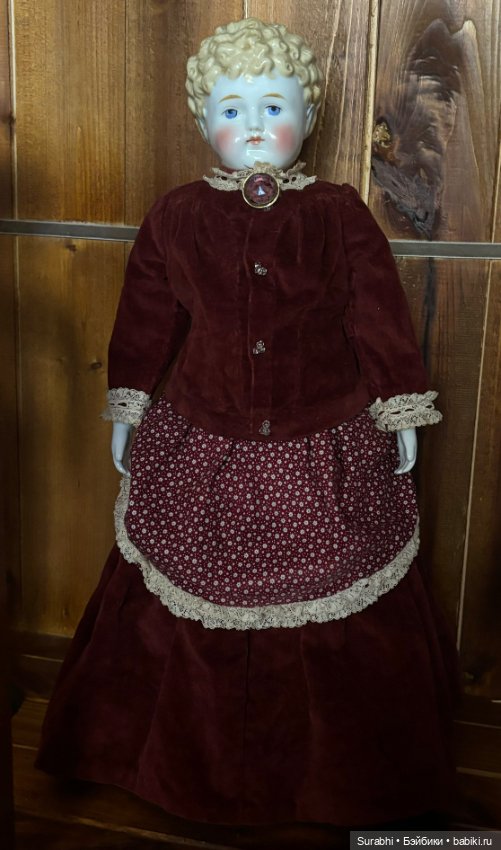 Antique China doll — Редкие антикварные куклы и реплики: воск (фото 6)