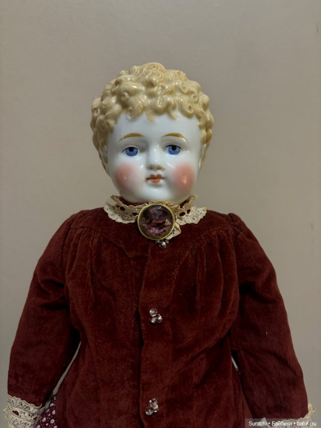 Antique China doll — Редкие антикварные куклы и реплики: воск (фото 5)