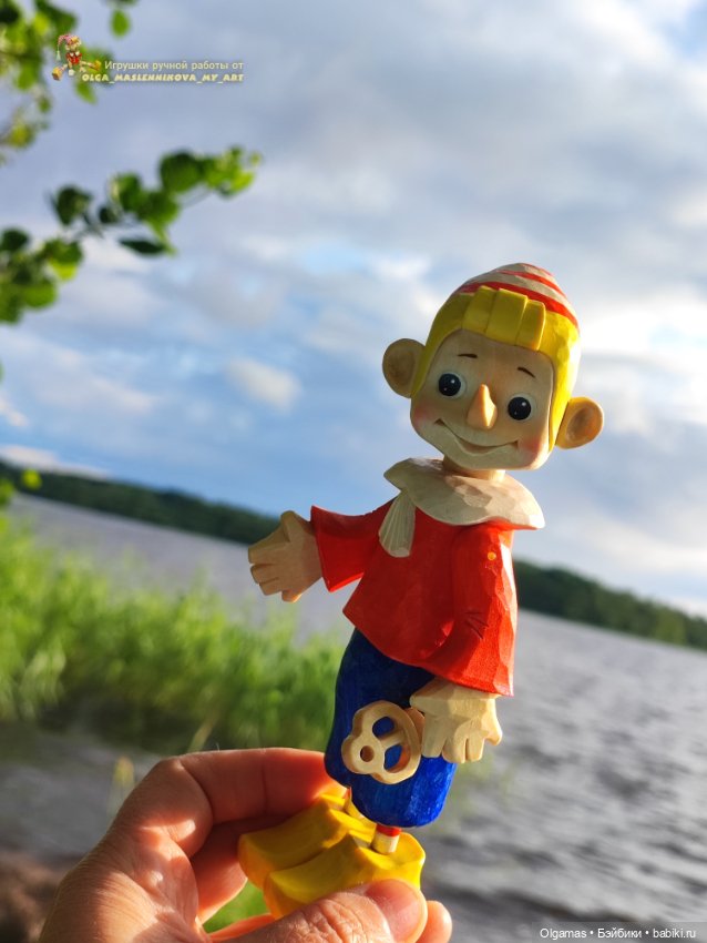 Буратино, родом из детства!! 💗 (фото 8)