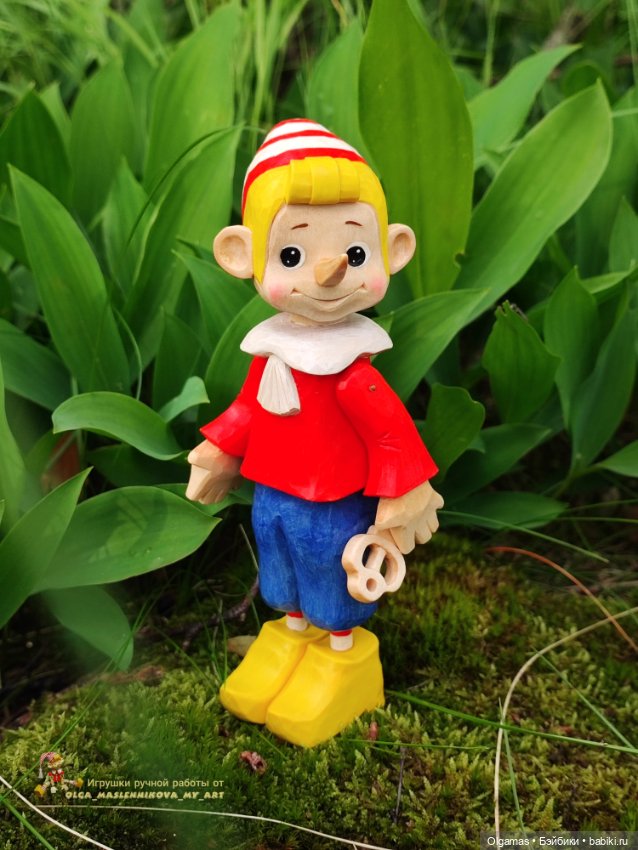 Буратино, родом из детства!! 💗 (фото 10)