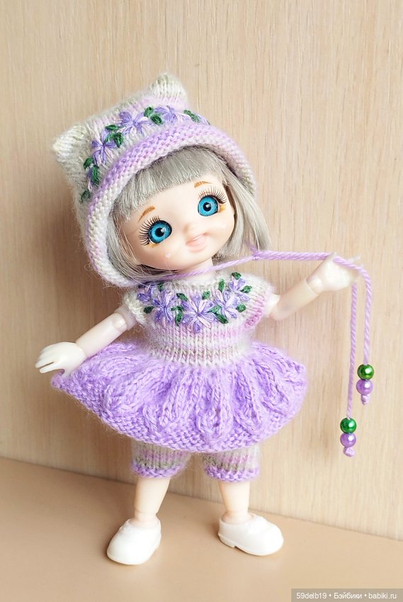 Платье-комбинезон с вышивкой для бабольки Али