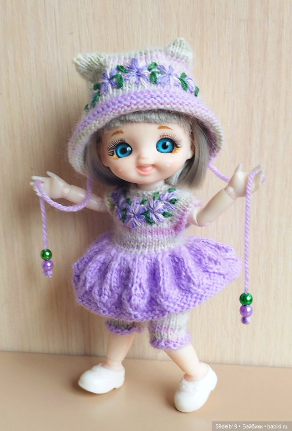 Платье-комбинезон с вышивкой для бабольки Али (фото 3)