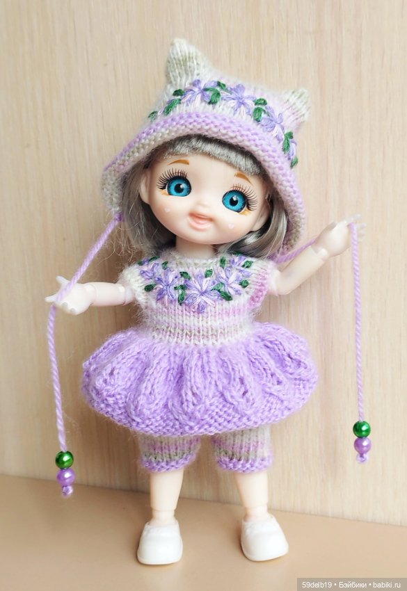 Платье-комбинезон с вышивкой для бабольки Али (фото 2)