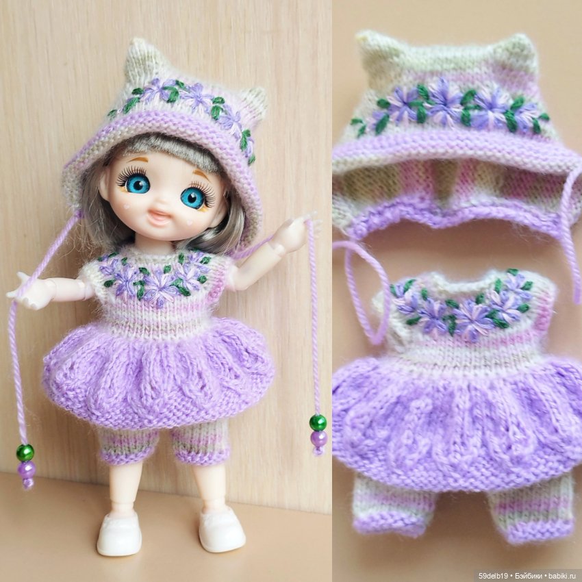 Платье-комбинезон с вышивкой для бабольки Али