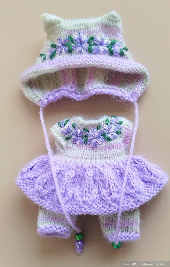 Платье-комбинезон с вышивкой для бабольки Али