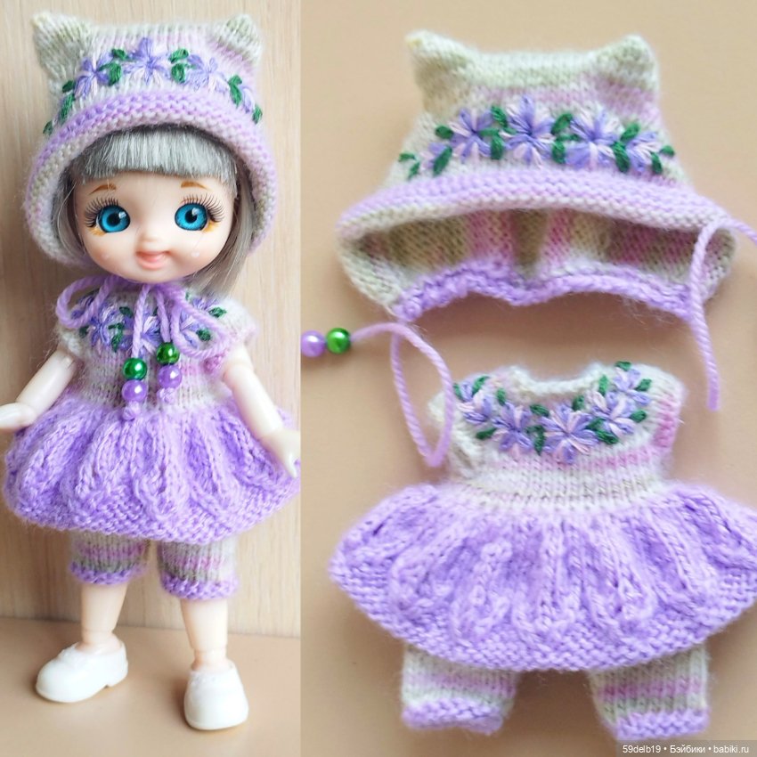 Платье-комбинезон с вышивкой для бабольки Али