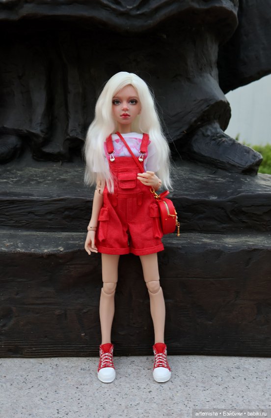 Девушка в красном — Куклы Dart dolls (Анна Шиткина): российские BJD (БЖД)