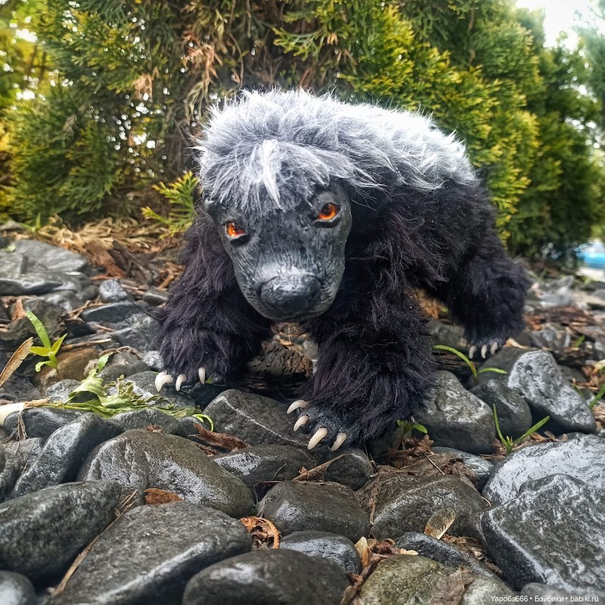 Подборка моих игрушек — Игрушки в смешанной технике (мех и глина): Арт