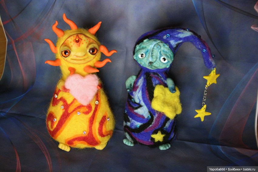 Подборка моих игрушек — Игрушки в смешанной технике (мех и глина): Арт