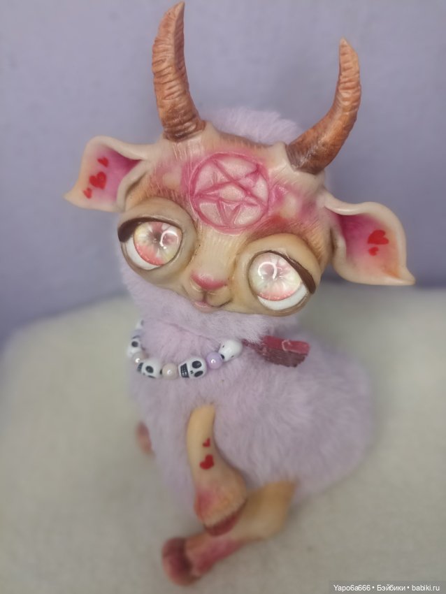 Подборка моих игрушек — Игрушки в смешанной технике (мех и глина): Арт