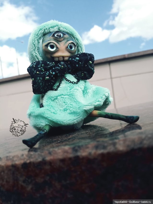 Подборка моих игрушек — Игрушки в смешанной технике (мех и глина): Арт (фото 5)